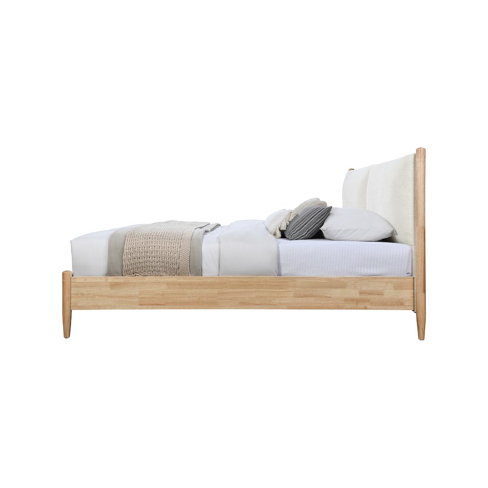 Arbor Cream Fabric King Bed