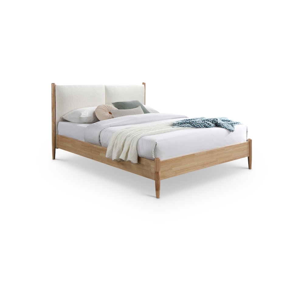 Arbor Cream Fabric Queen Bed
