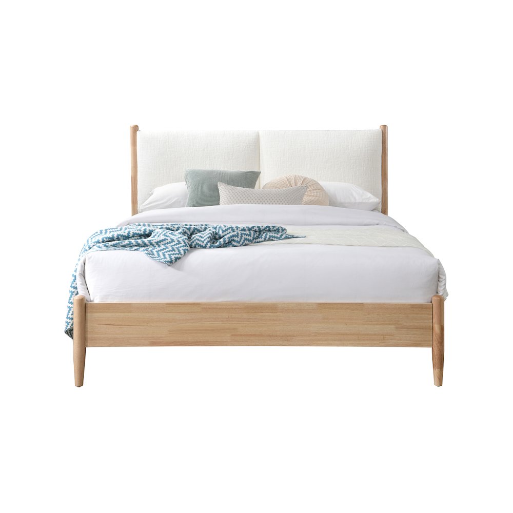 Arbor Cream Fabric Queen Bed