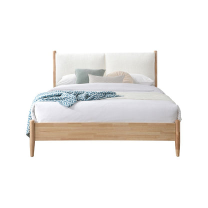 Arbor Cream Fabric Queen Bed