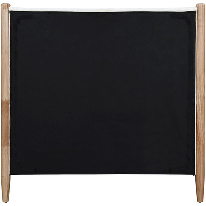 Arbor Cream Fabric Twin Bed