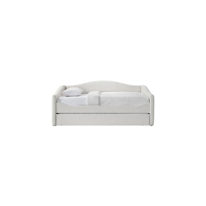 Arlo Cream Boucle Fabric Upholstered Twin Daybed