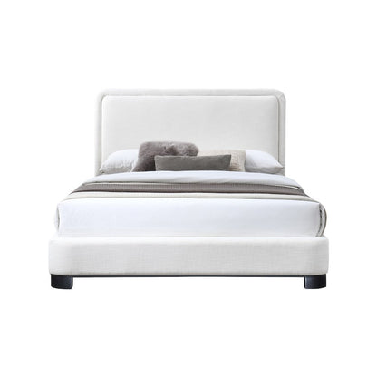 Nolita Cream Linen Textured Fabric Full Bed