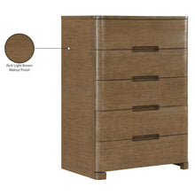 Caswell Brown Oak Veneer And Solid Wood Chest