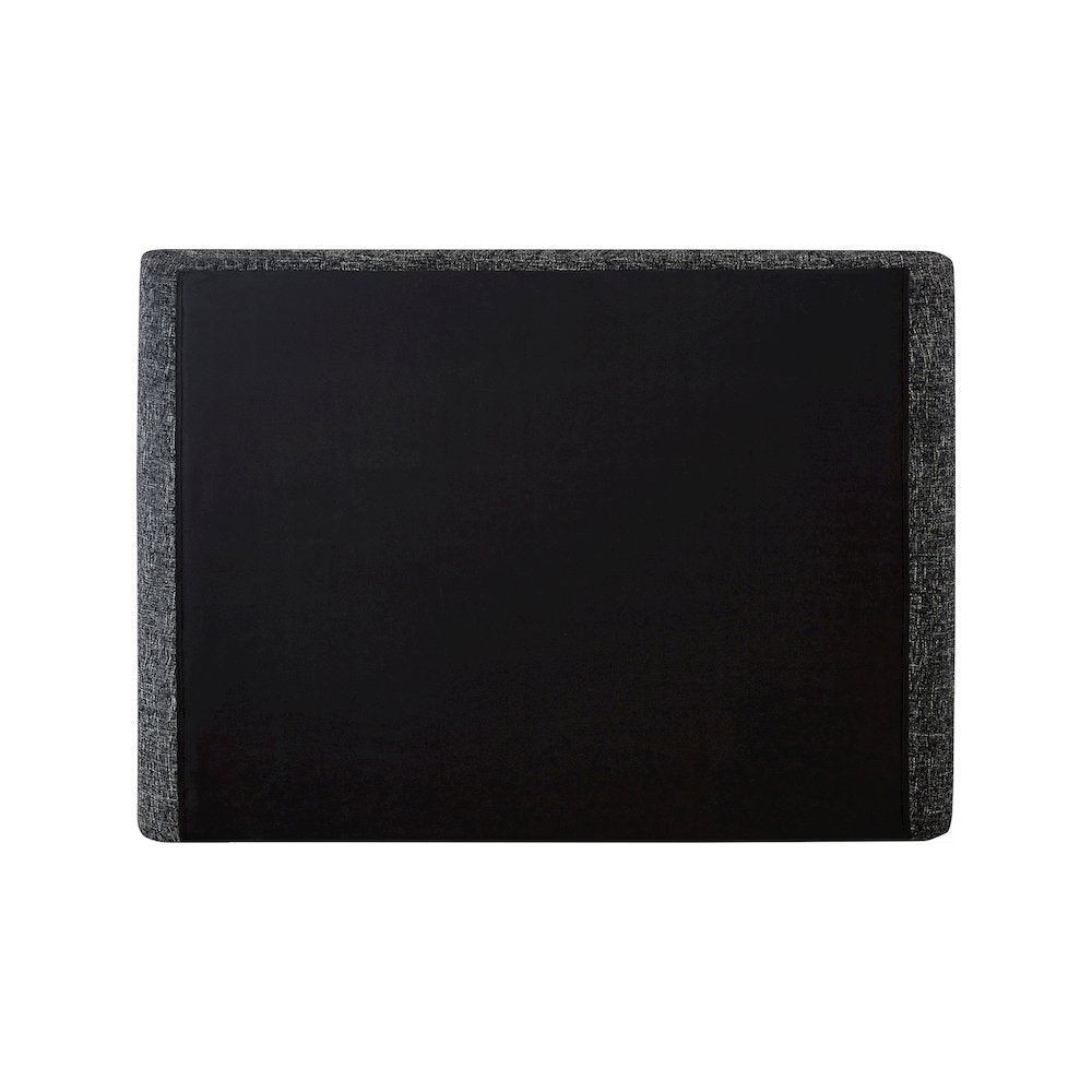 Penny Black Polyester Fabric Full Bed