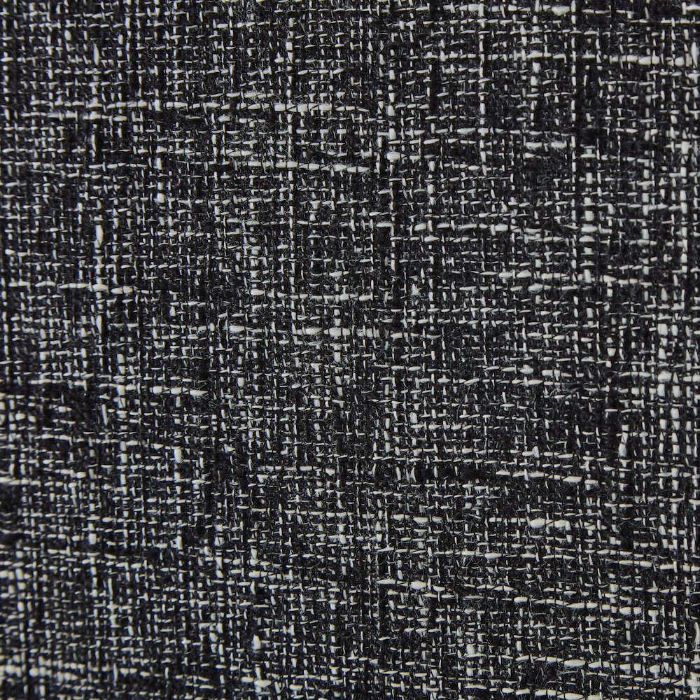 Penny Black Polyester Fabric Twin Bed