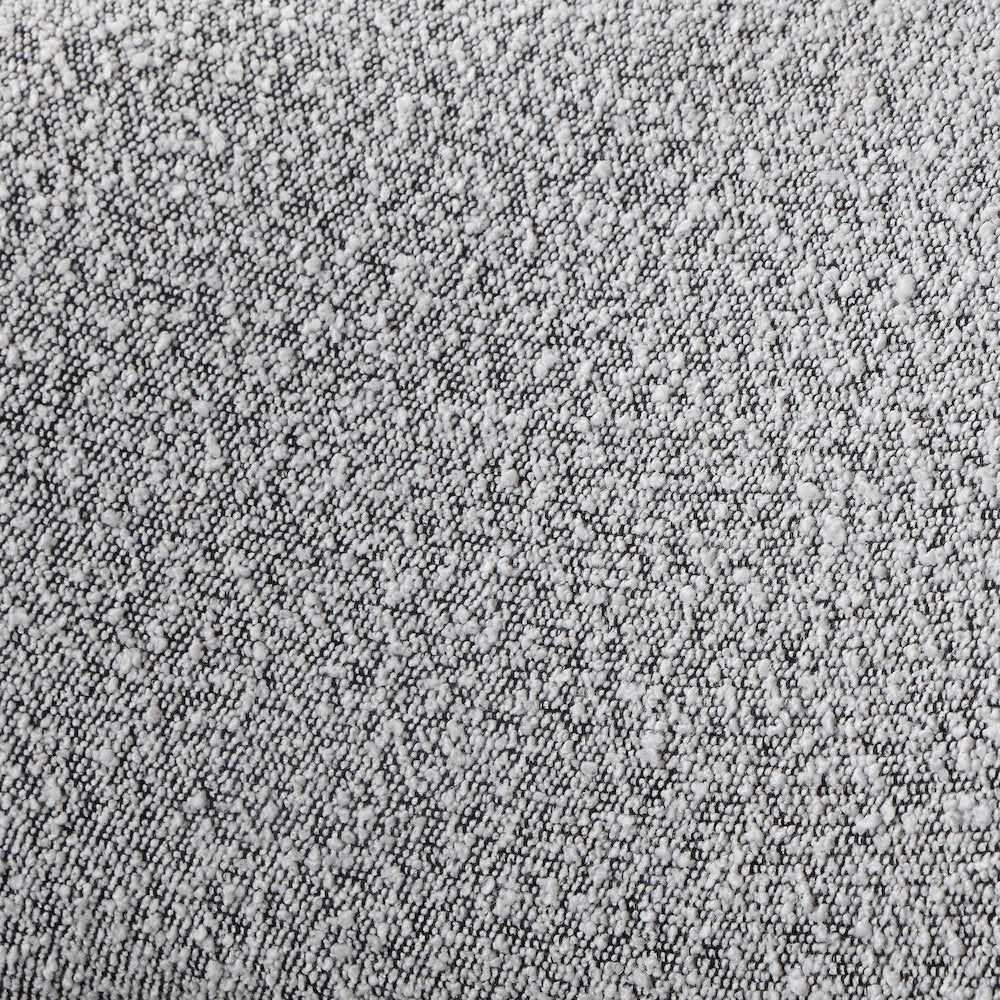 Penny Grey Boucle Fabric Full Bed