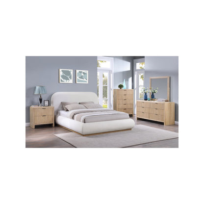 Vaughn Cream Queen Bed