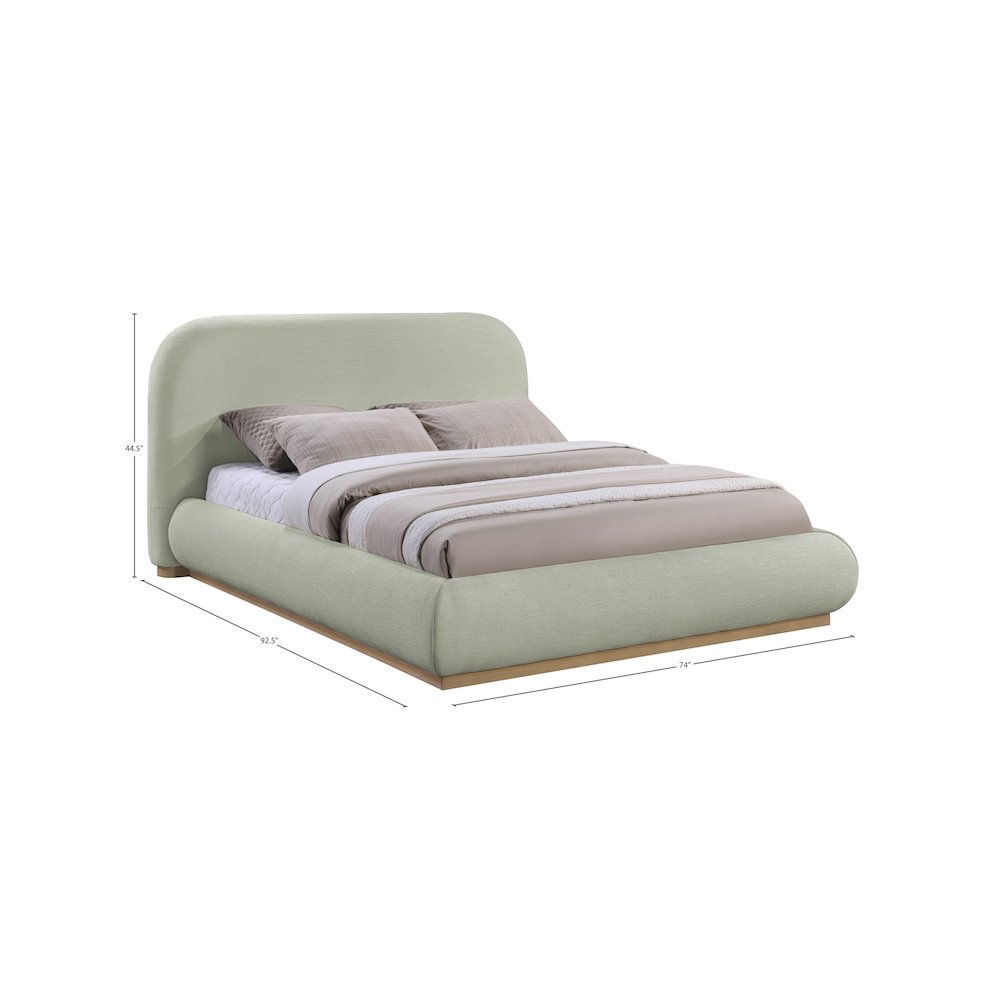 Vaughn Mint Queen Bed