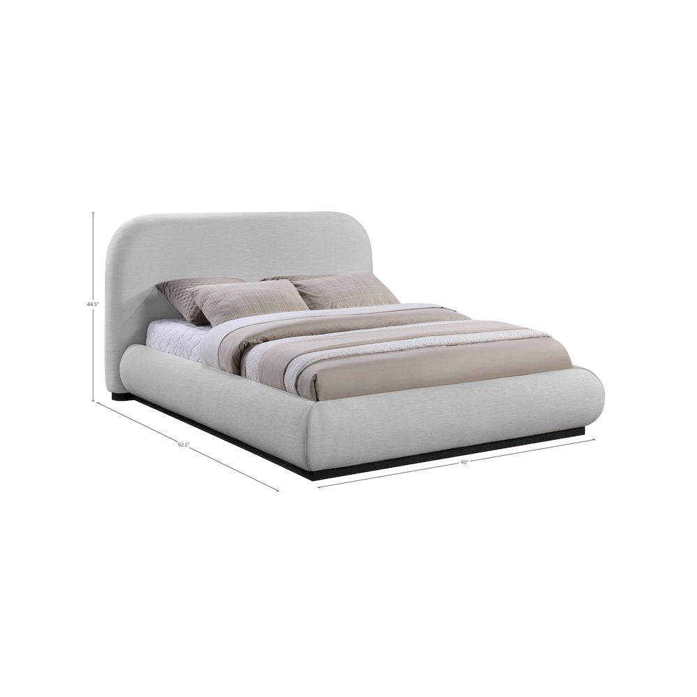 Vaughn Grey King Bed