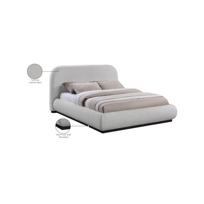 Vaughn Grey King Bed