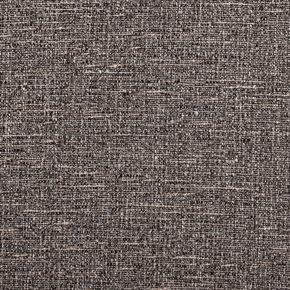Fira Brown Linen Textured Fabric Upholstered King Bed