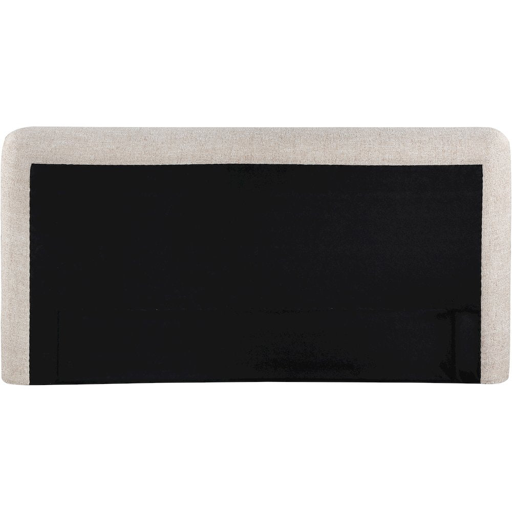 Blair Beige Fabric Upholstered Full Bed
