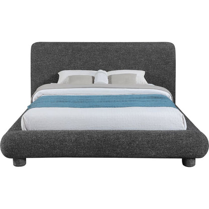 Blair Black Fabric Upholstered King Bed