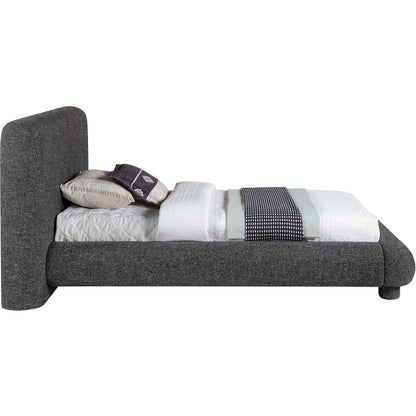 Blair Black Fabric Upholstered Twin Bed