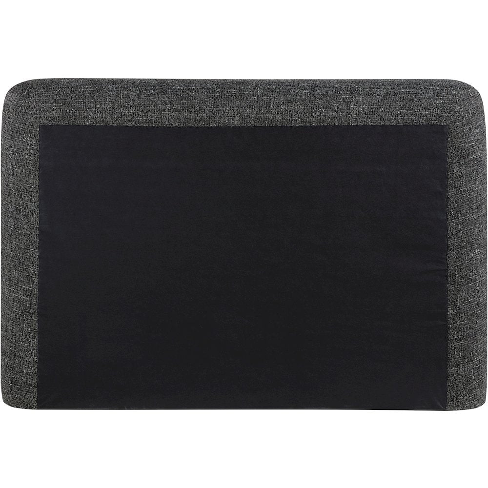 Blair Black Fabric Upholstered Twin Bed
