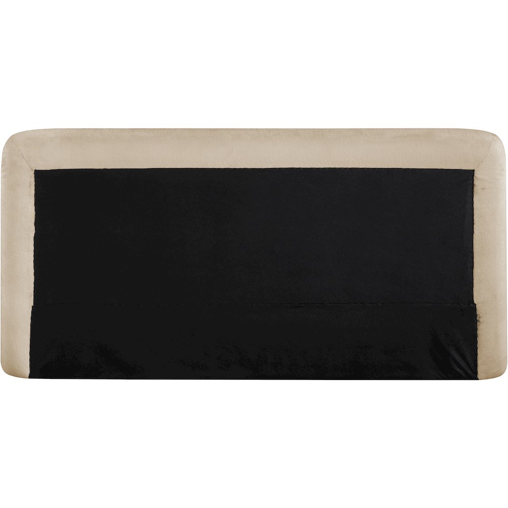 Blair Beige Chenille Fabric Upholstered King Bed