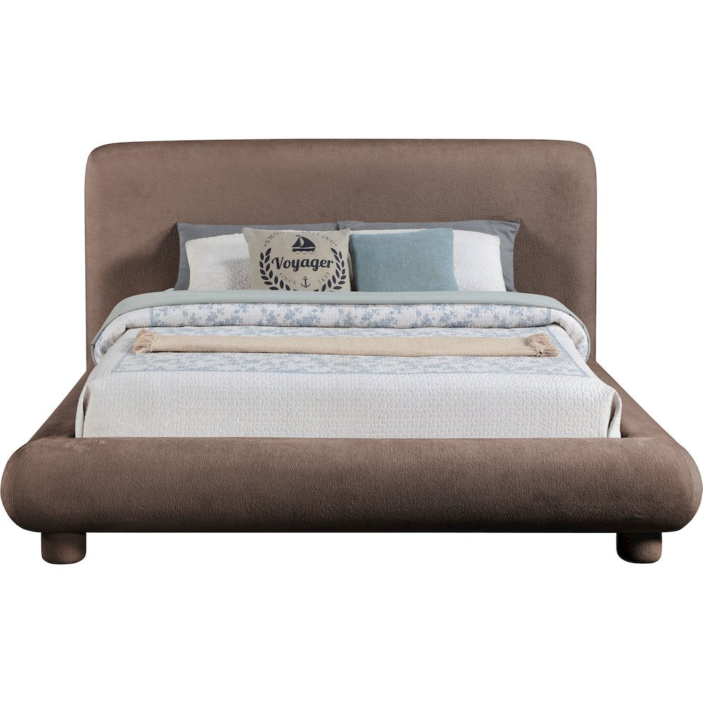 Blair Brown Chenille Fabric Upholstered Full Bed