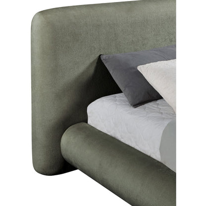 Blair Green Chenille Fabric Upholstered Full Bed