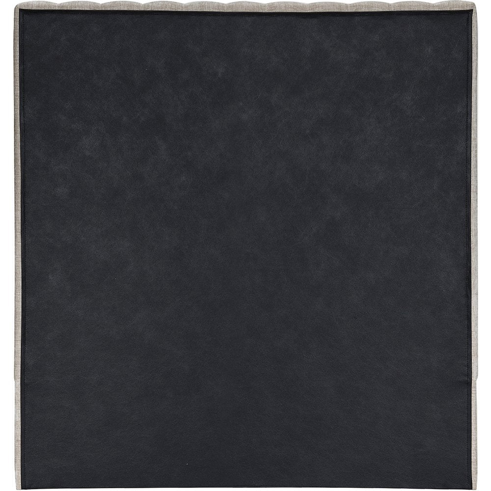 Emmet Beige Chenille Fabric Twin Bed