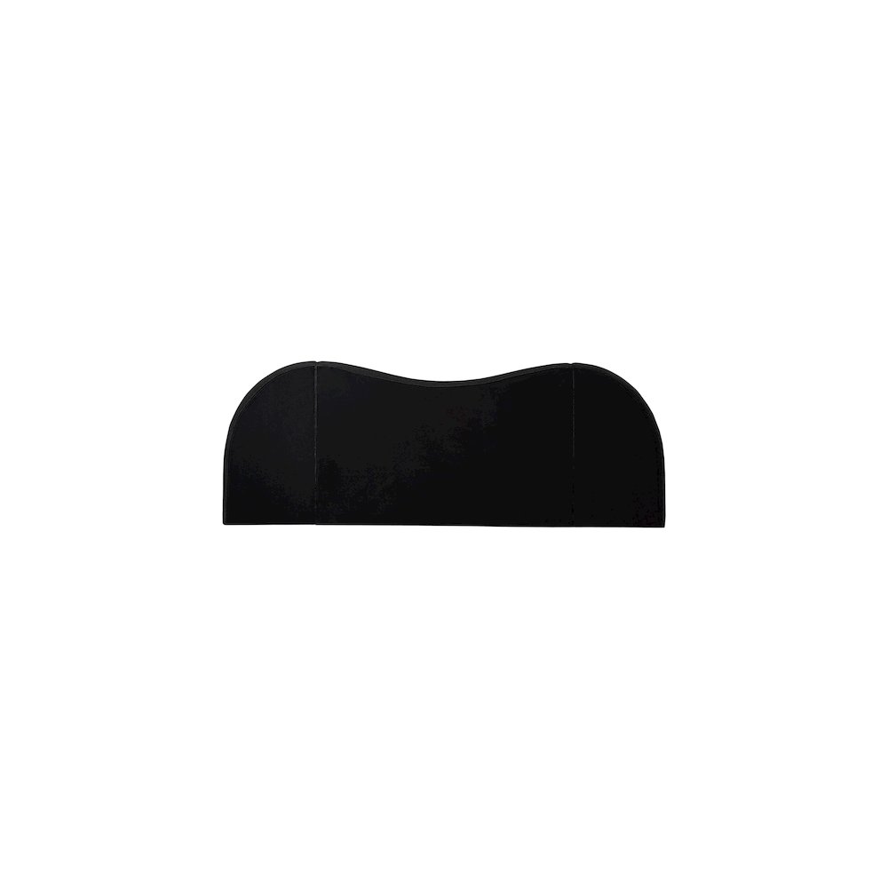 Everest Black Boucle Fabric Queen Bed