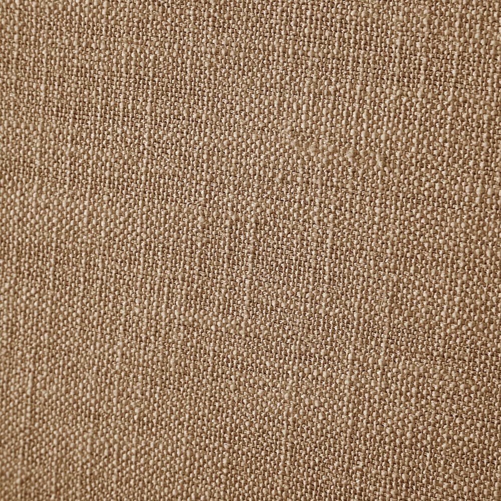 Everest Tan Linen Textured Fabric Queen Bed