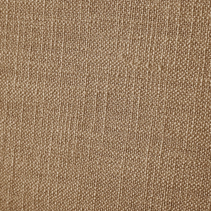 Everest Tan Linen Textured Fabric Queen Bed