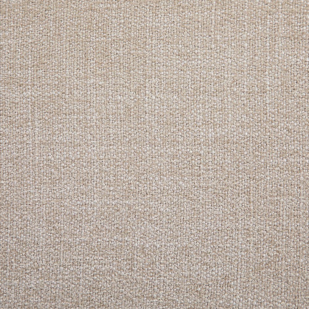 Adam Beige Linen Textured Fabric Full Bed