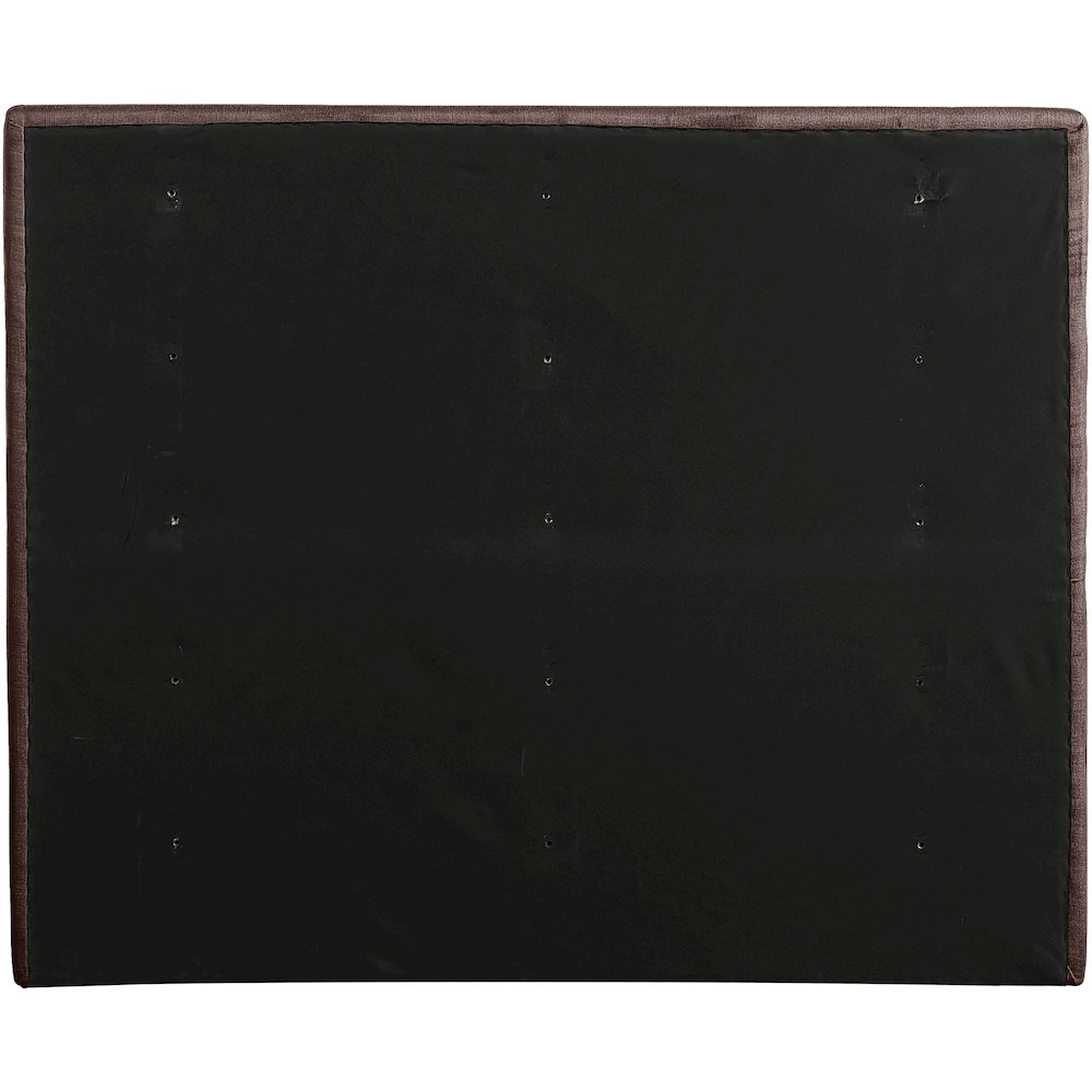Adam Brown Linen Textured Fabric Full Bed