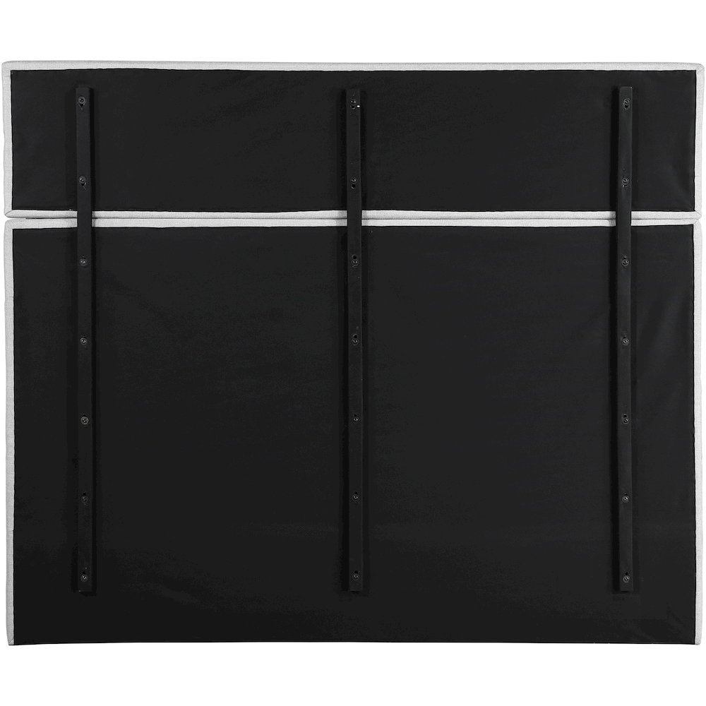 Adam Grey Linen Textured Fabric King Bed