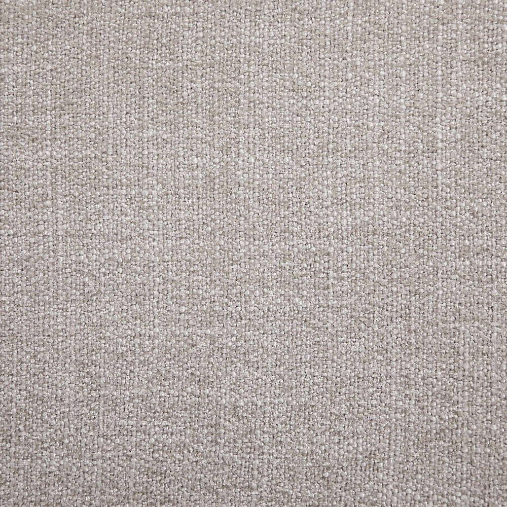 Adam Taupe Linen Textured Fabric King Bed