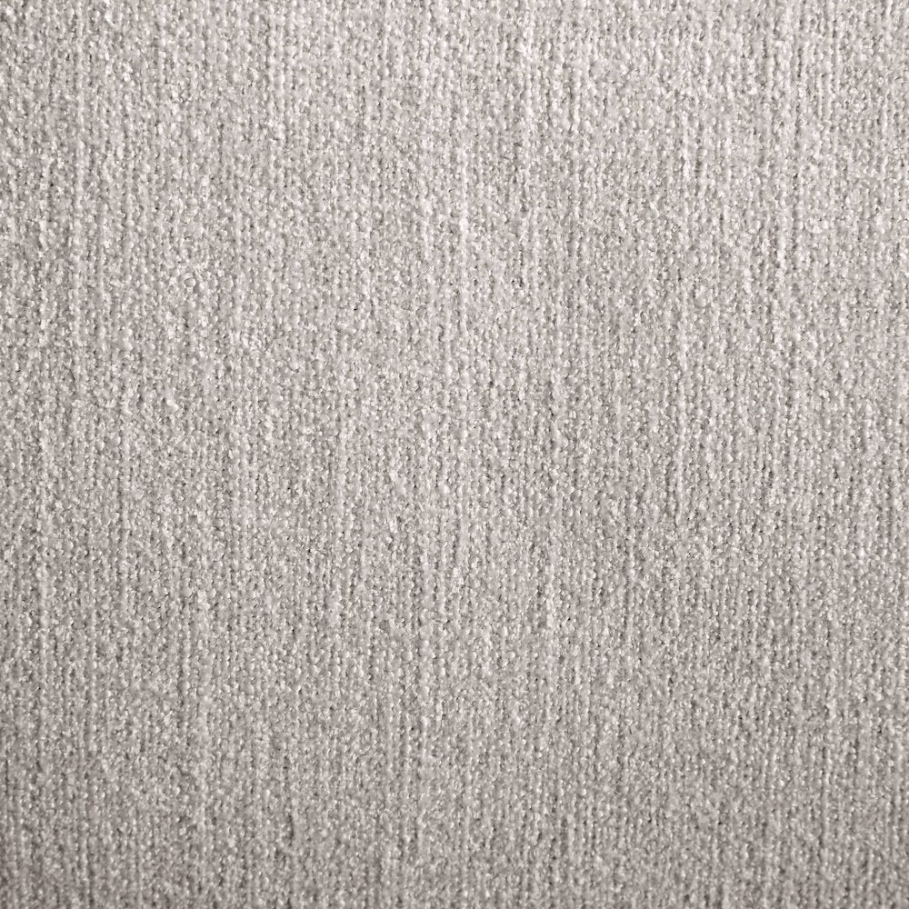 Adam Taupe Linen Textured Fabric Queen Bed