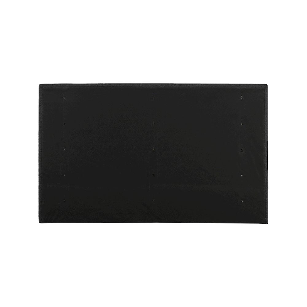 Adam Black Boucle Fabric King Bed