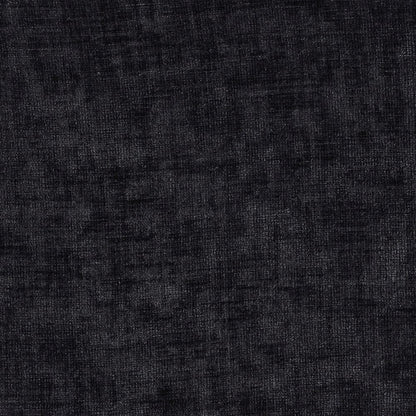 Adam Black Chenille Fabric Full Bed