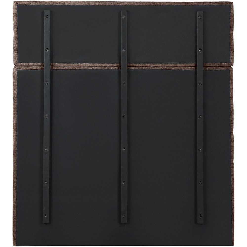 Adam Brown Chenille Fabric Full Bed