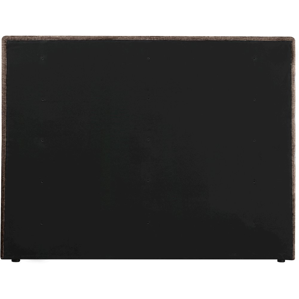 Adam Brown Chenille Fabric Queen Bed