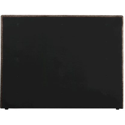 Adam Brown Chenille Fabric Queen Bed