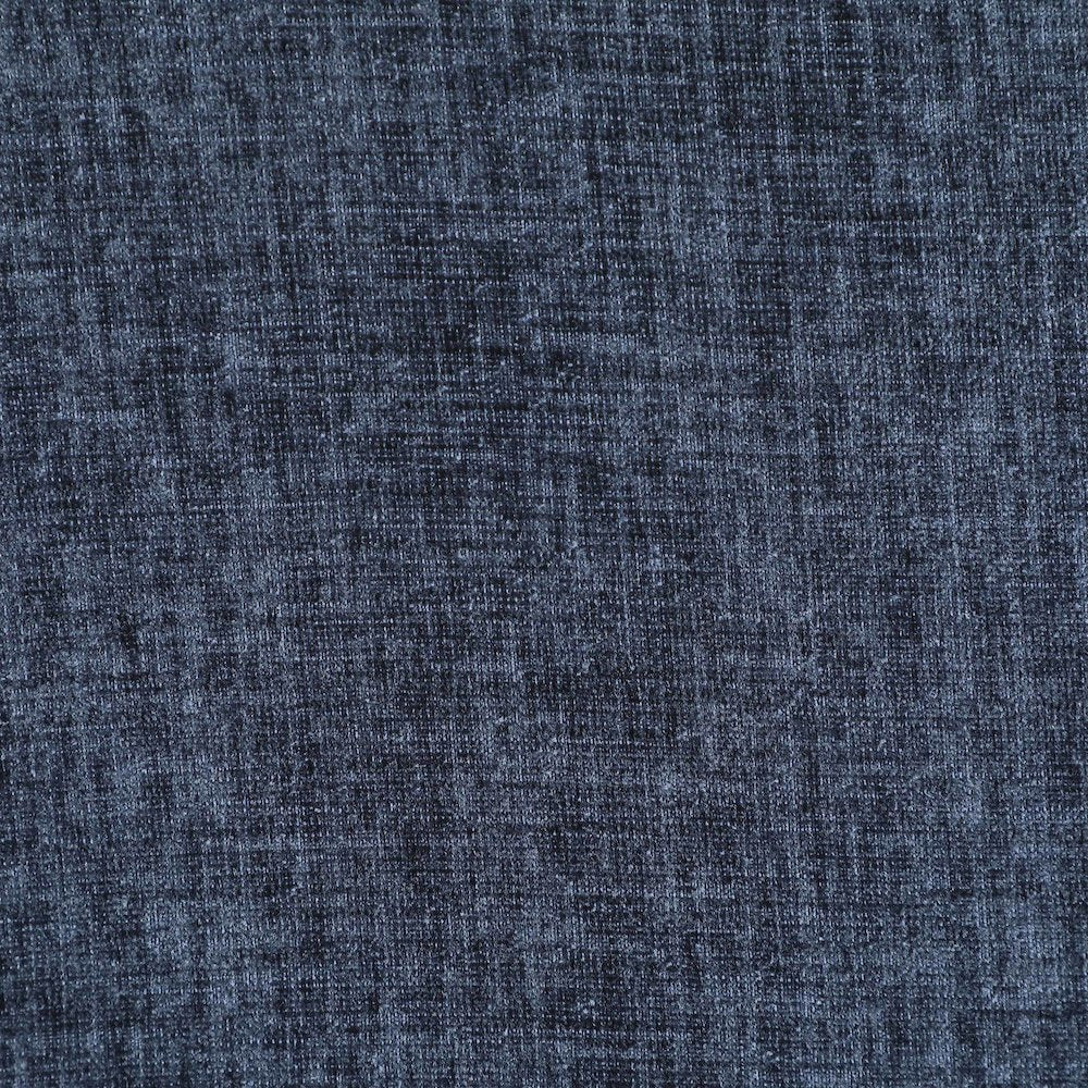 Adam Navy Chenille Fabric Queen Bed