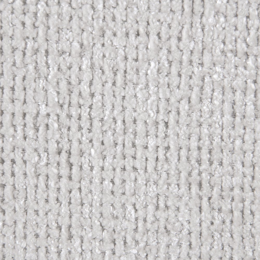 Myles Cream Chenille Fabric Twin Trundle Bed