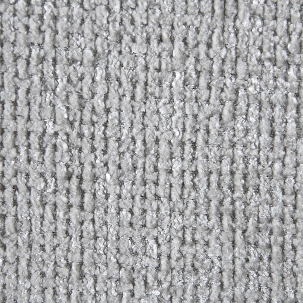 Myles Grey Chenille Fabric Twin Trundle Bed