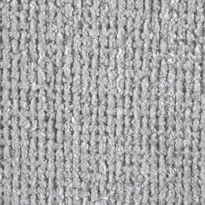 Myles Grey Chenille Fabric Twin Trundle Bed