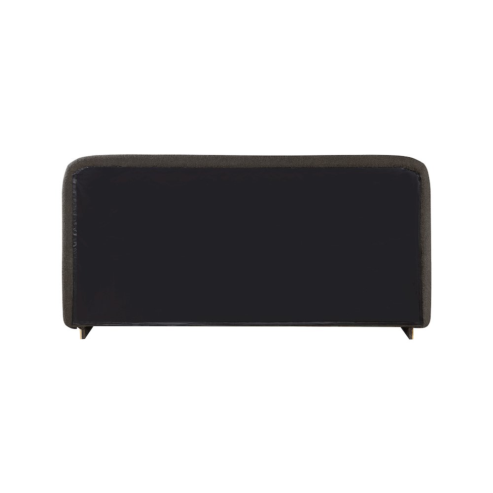 Rigby Brown Boucle Fabric King Bed