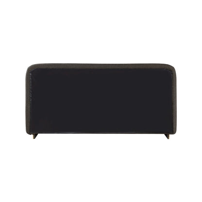Rigby Brown Boucle Fabric King Bed