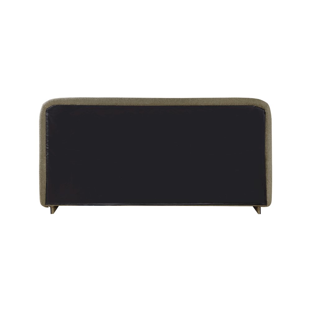 Rigby Olive Boucle Fabric King Bed