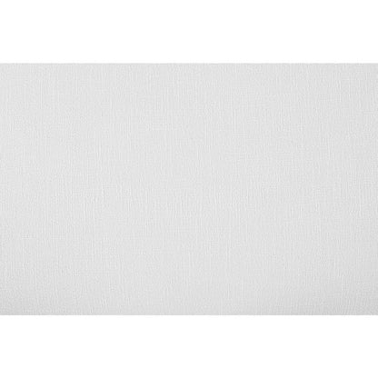 Kendall White Linen Textured Fabric Upholstered Full Bed