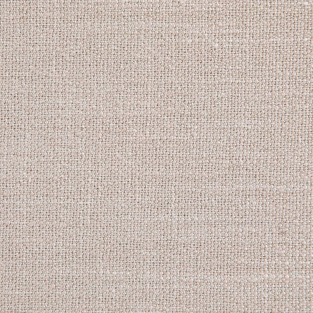 Aurin Beige Linen Textured Fabric Upholstered King Bed