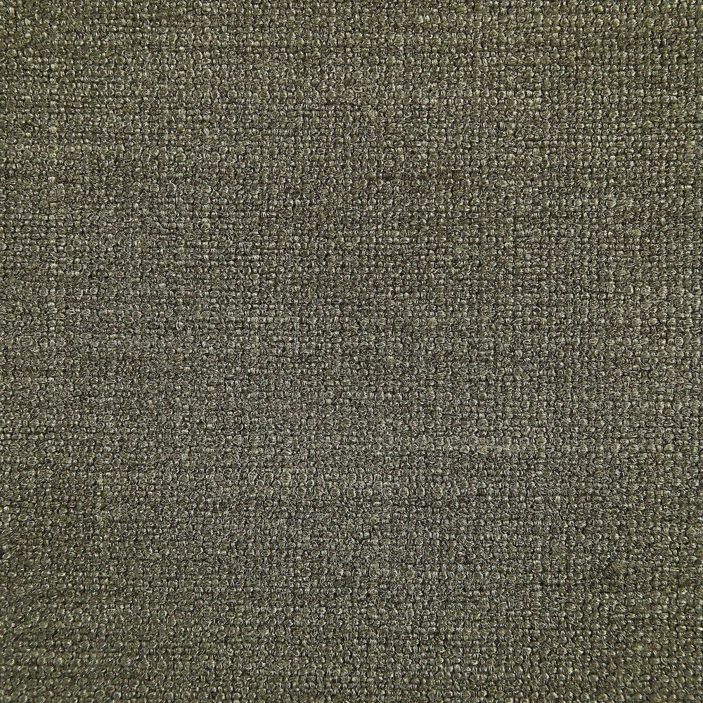 Aurin Olive Green Linen Textured Fabric Upholstered King Bed