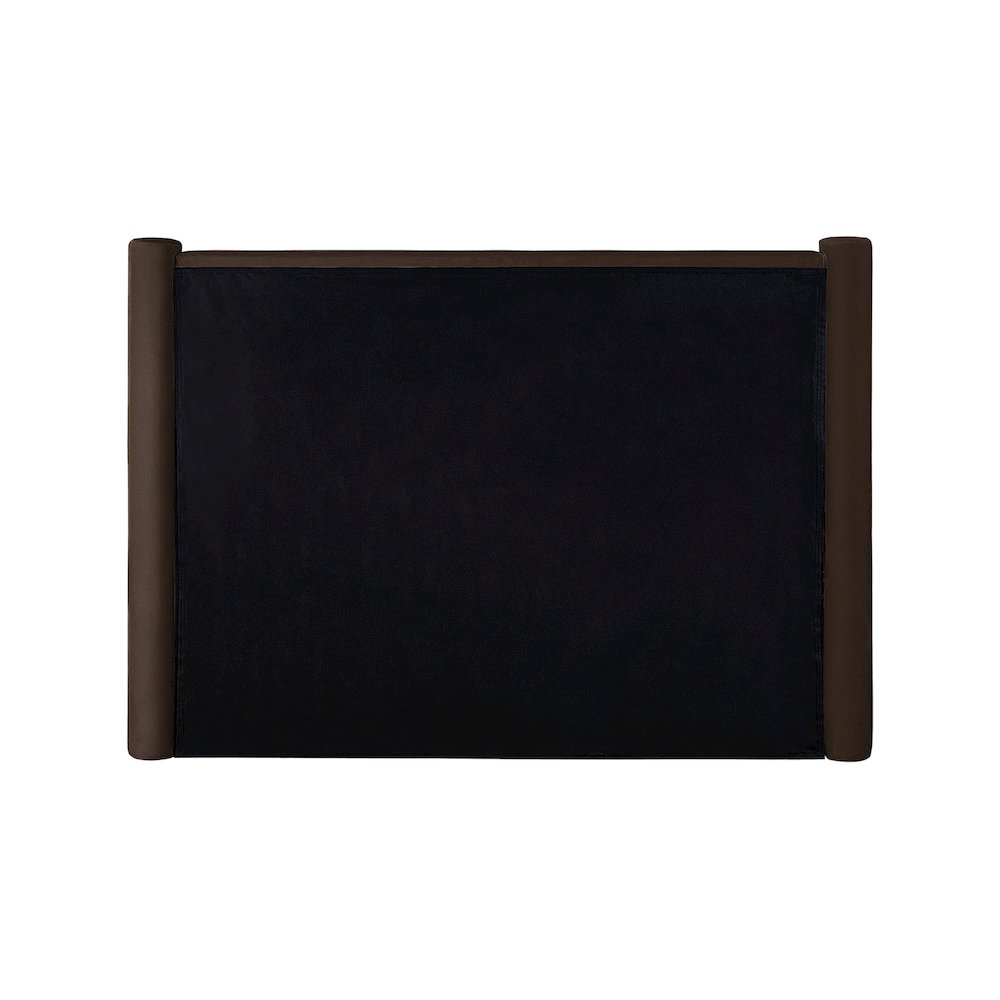 Elias Brown Velvet Full Bed