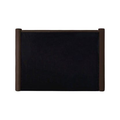 Elias Brown Velvet King Bed