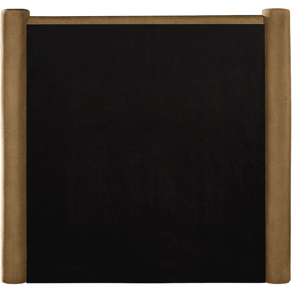 Elias Saddle Velvet Twin Bed